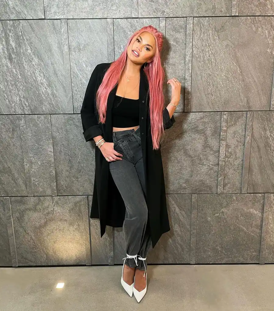 See All the Wigs Getting Chrissy Teigen Through Her ‘Midlife Crisis’