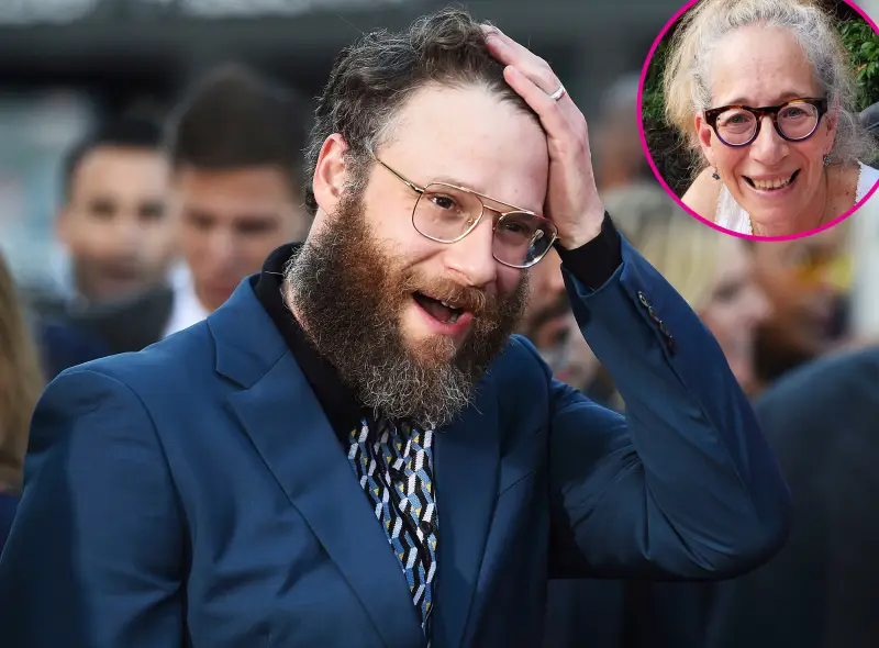 Seth Rogen Can't Handle His Mom's NSFW Review of Bridgerton p