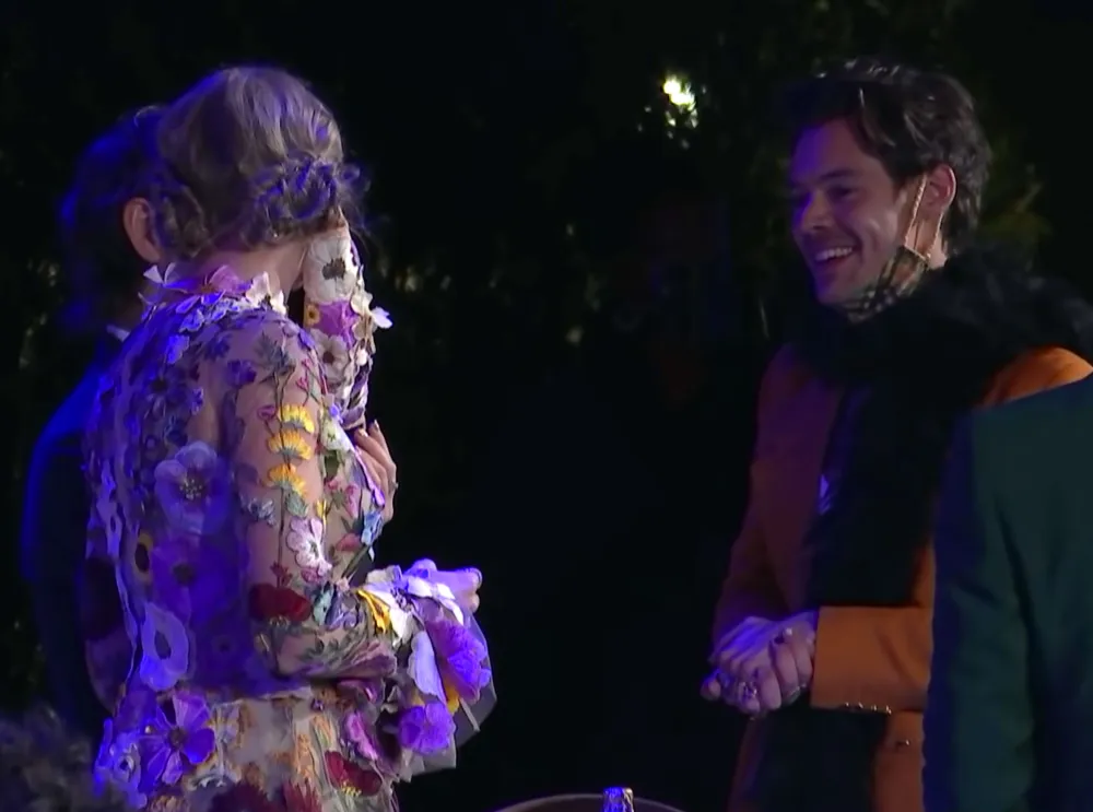 Taylor Swift and Harry Styles Prove They&rsquo;re Friendly Exes in Viral Grammys 2021 Video