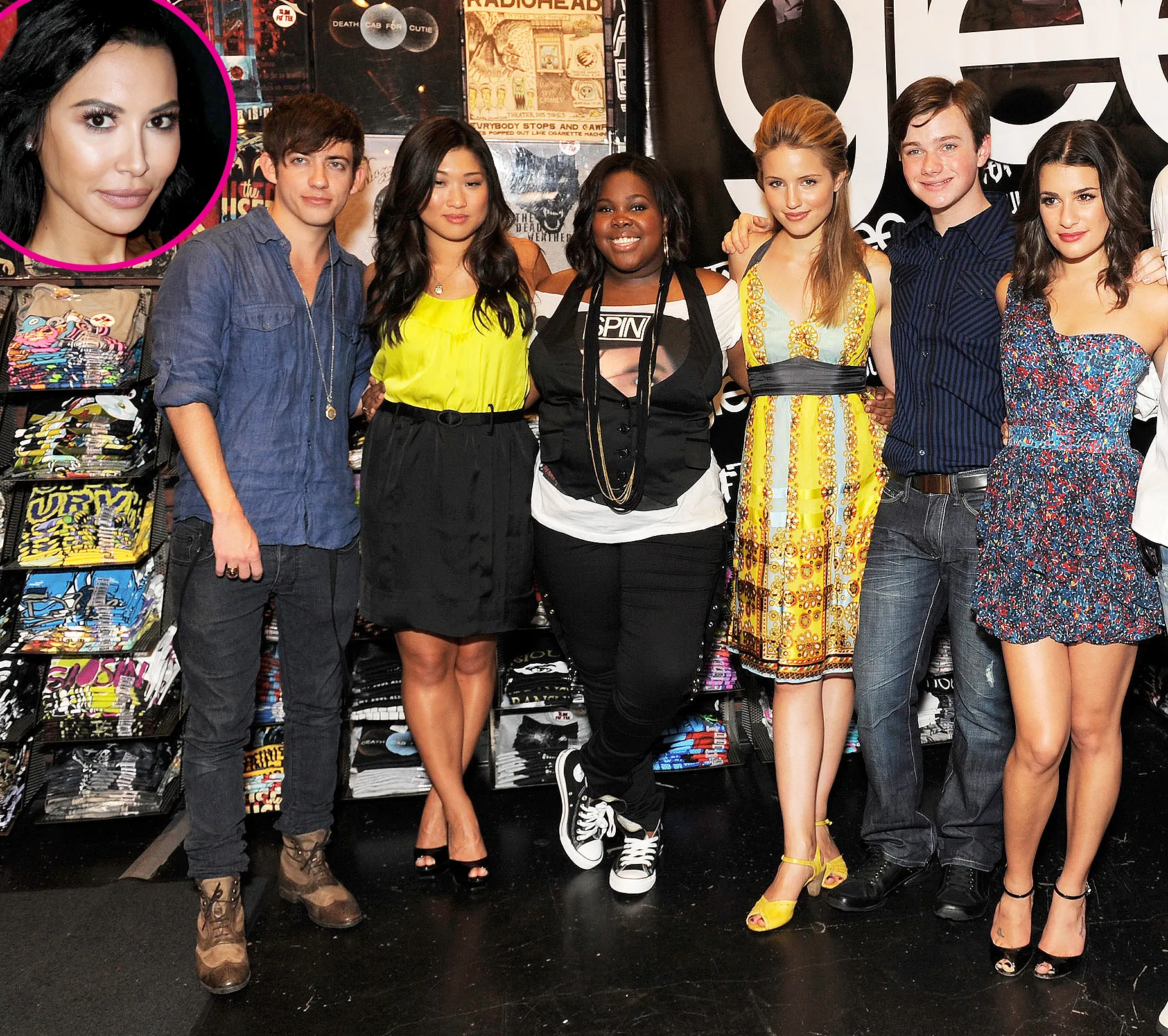 The Glee Cast Minus Lea Michele Is Reuniting to Honor Naya Rivera p