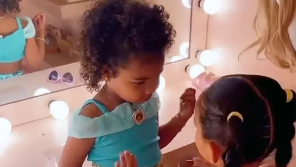 Watch Chicago West Do True Thompson’s Makeup With KKW Beauty