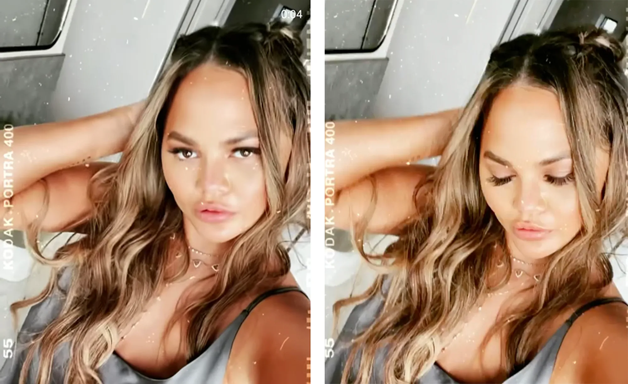 chrissy-teigen-silk-silver-cami