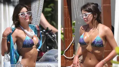 CharmLeaks Two-Piece Halter String Bikini