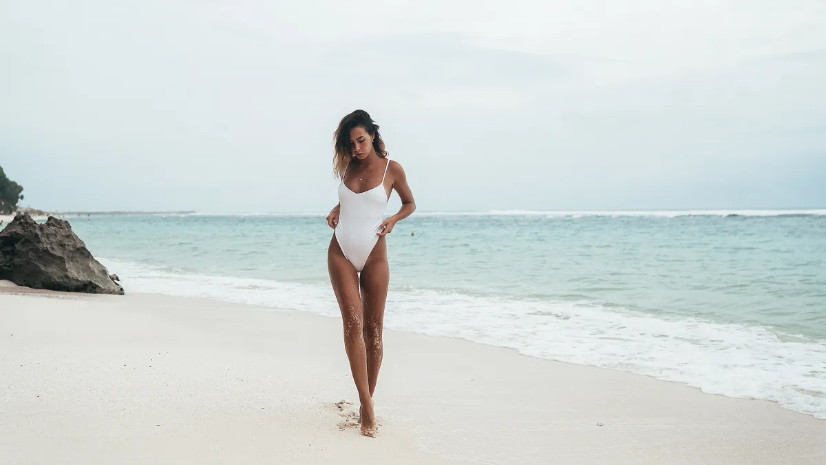 white-swimsuit