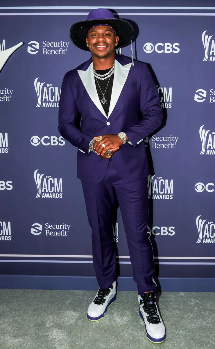 Academy of Country Music Awards Red Carpet Arrivals - Jimmie Allen