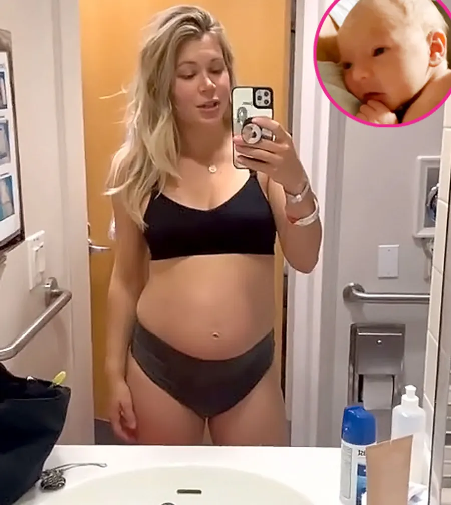 Bachelor In Paradise Krystal Nielson Shows Postpartum Body 22 Hours After Birth