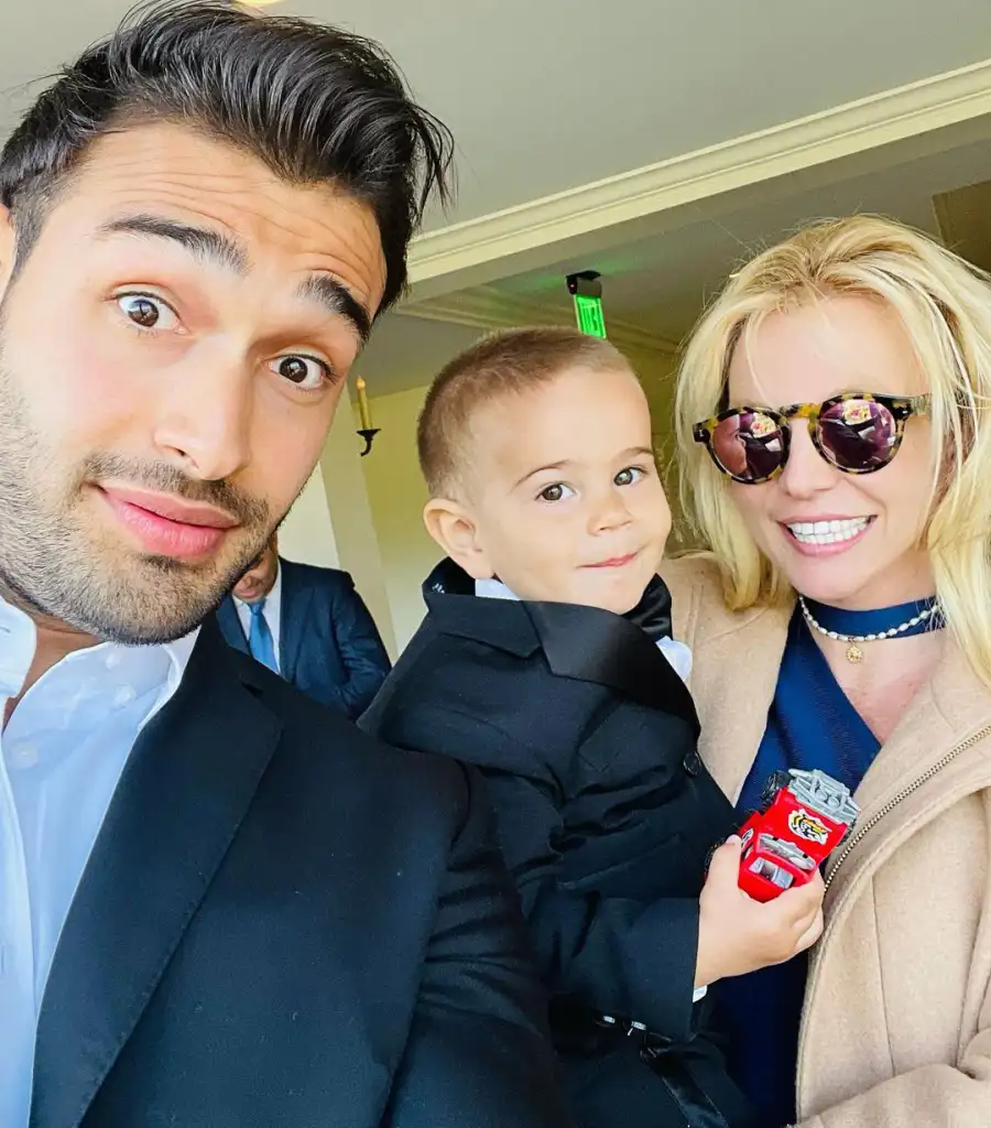 Britney Spears Cozies Up to Boyfriend Sam Asghari at Wedding Amid Conservatorship Battle