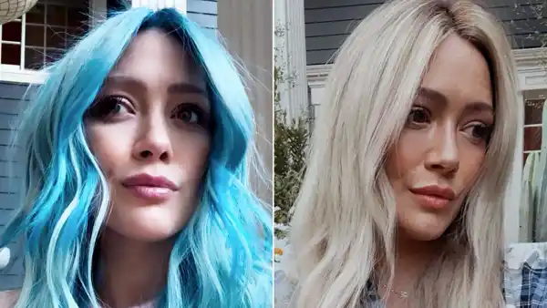 Back to Blonde! Hilary Duff Ditches Blue Hair
