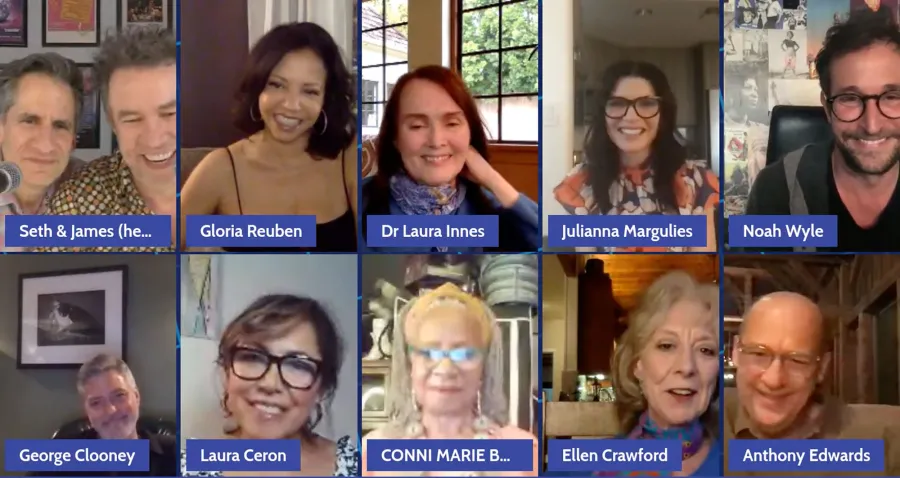 Cast of ER Video Chatting During Coronavirus