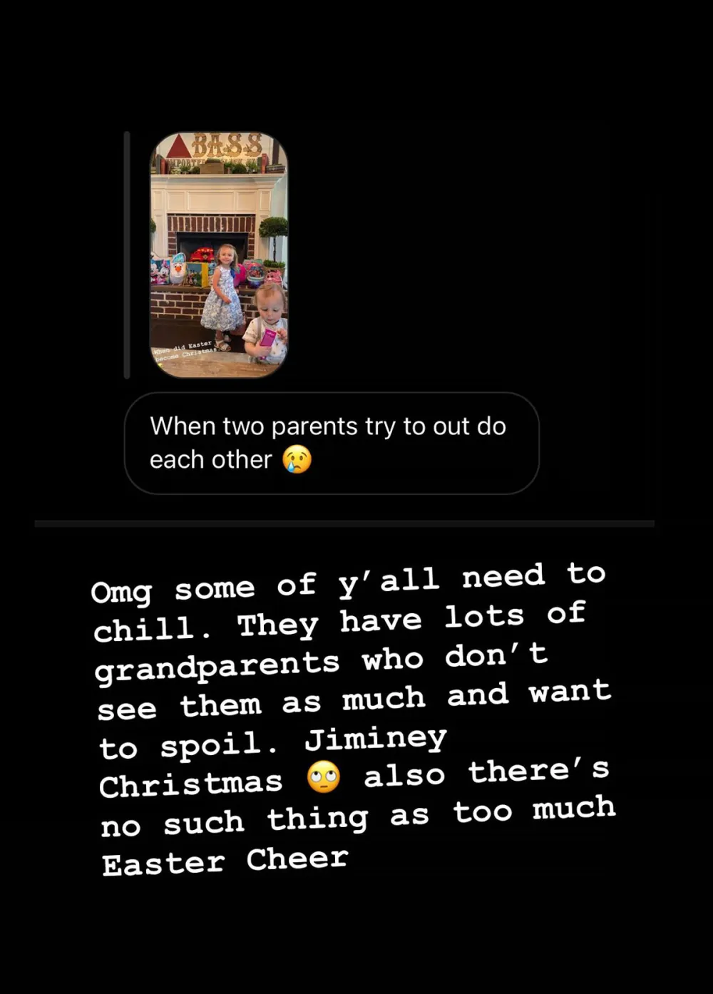 Evan Bass Slams Troll Saying He and Carly Waddell Are Competing for Their Kids&rsquo; Love