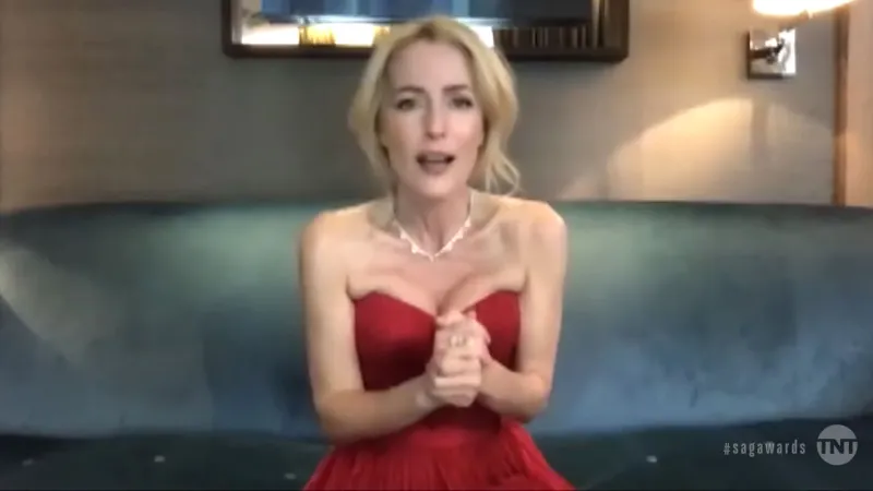 Gillian Anderson Thanks Ex Peter Morgan for Creating The Crown SAG Awards 2021