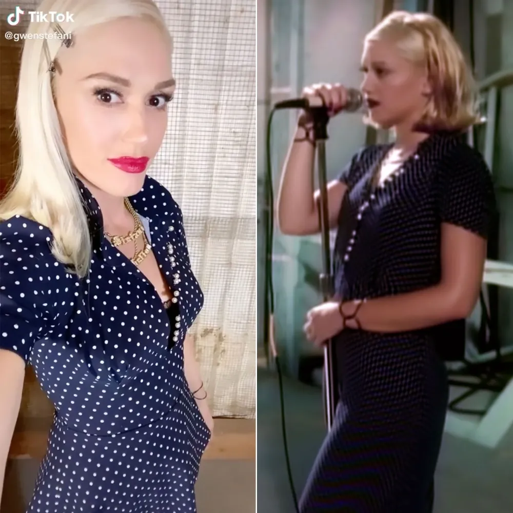 Gwen Stefani Rewears &lsquo;Don&rsquo;t Speak&rsquo; Polka Dot Dress &mdash; 25 Years Later!