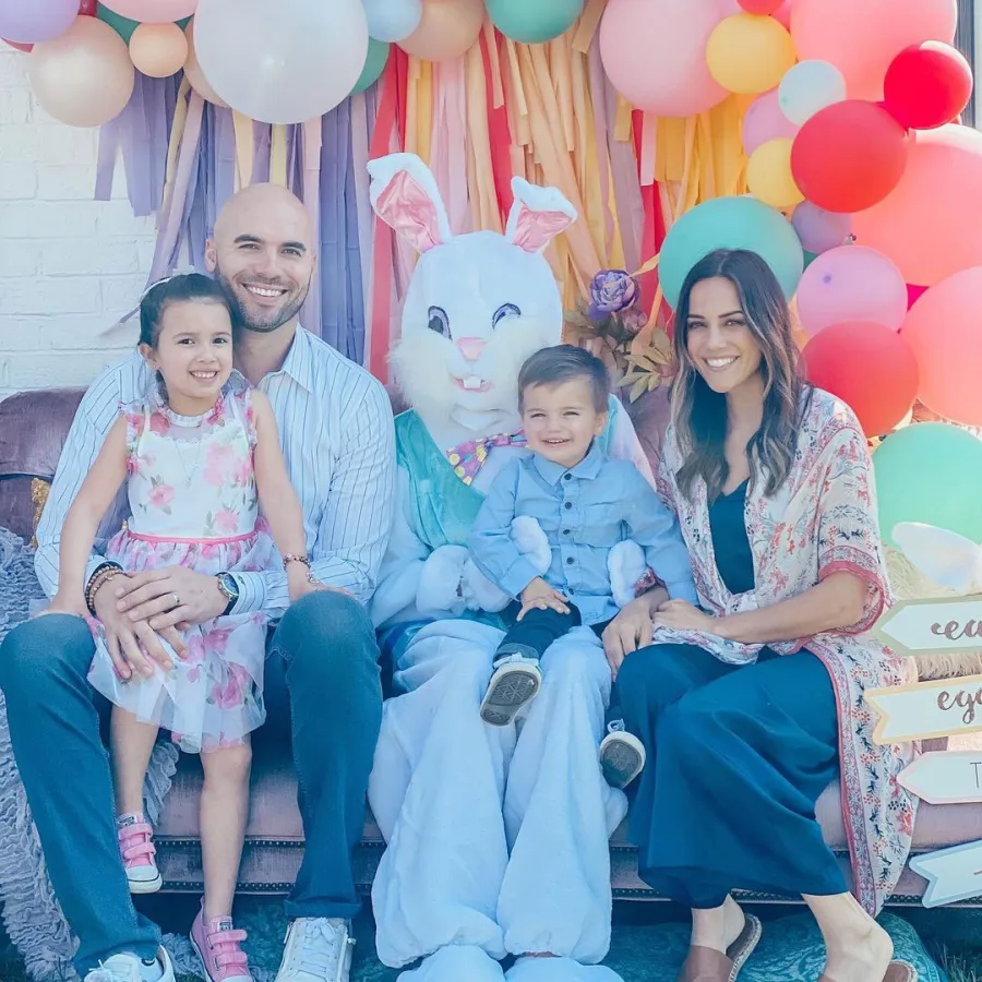 Jana Kramer Parents Dress Kids in Festive Easter Outfits