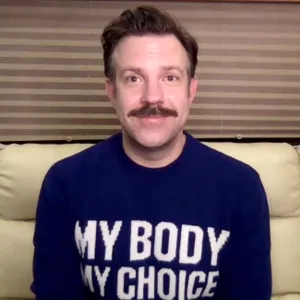 Jason Sudeikis SAGs 2021 Social Justice Sweater