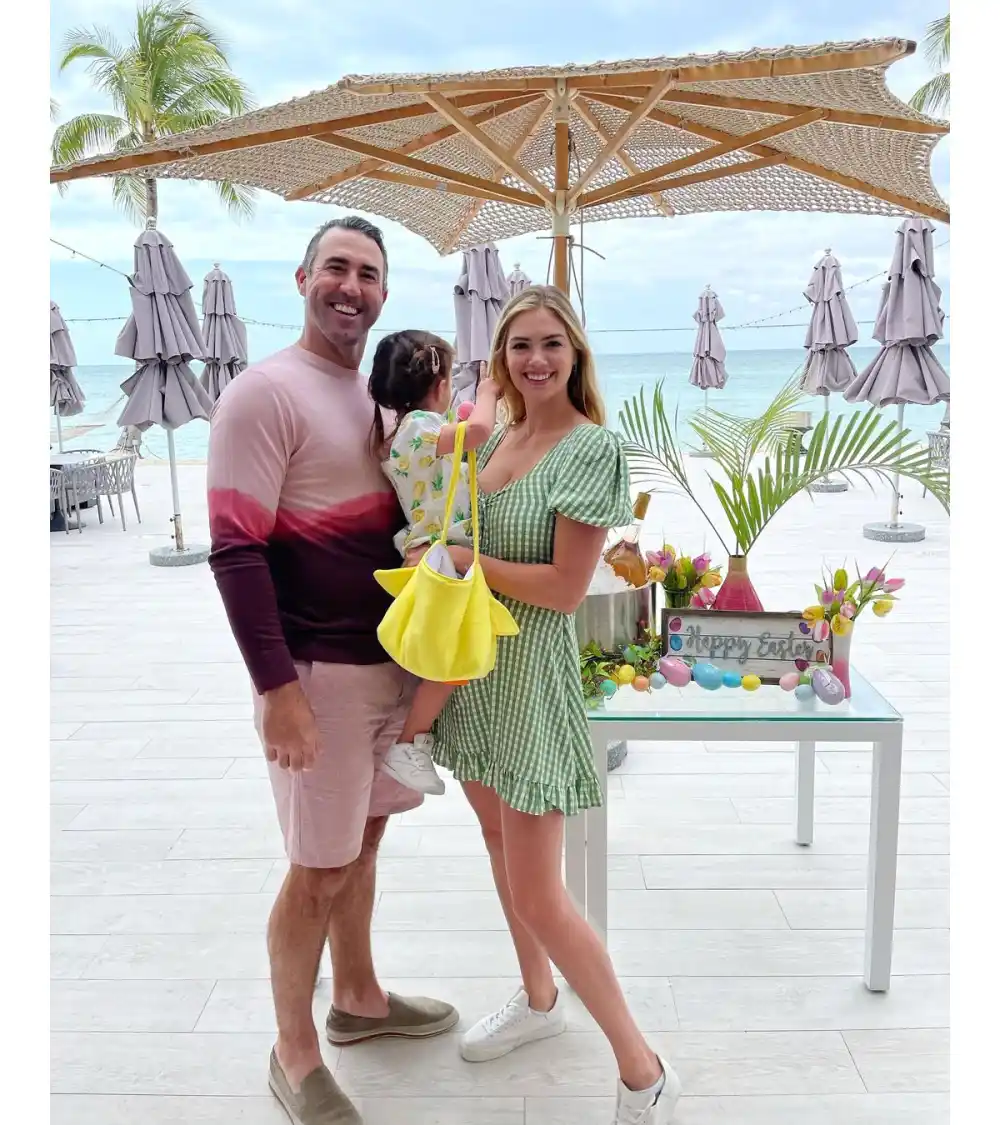 Kate Upton and Justin Verlander Daughter Genevieve Thinks Dad Is a Professional Golfer