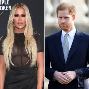 Khloe Kardashian and Prince Harry Hollywood Podcast