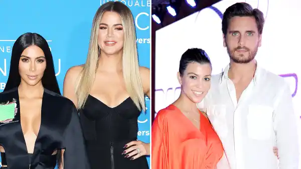 Kim and Khloe Kardashian Set Up Exes Kourtney Kardashian and Scott Disick on a Date on KUWTK