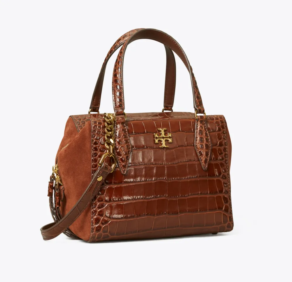 Kira Embossed Small Satchel