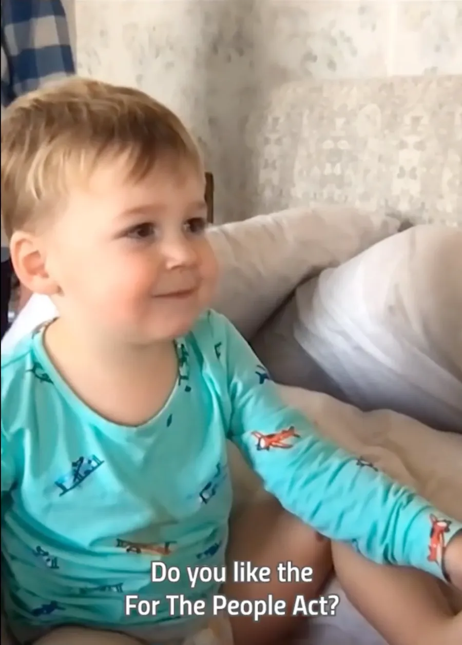 LOL! Amy Schumer Uses Son Gene as a ‘Bribe’ in Voting PSA