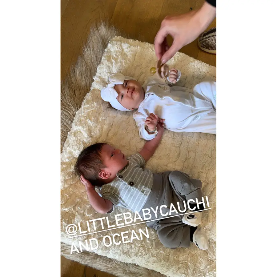 Lala Kent Daughter Ocean Meets Brittany Cartwright and Jax Taylor Son Cruz 5