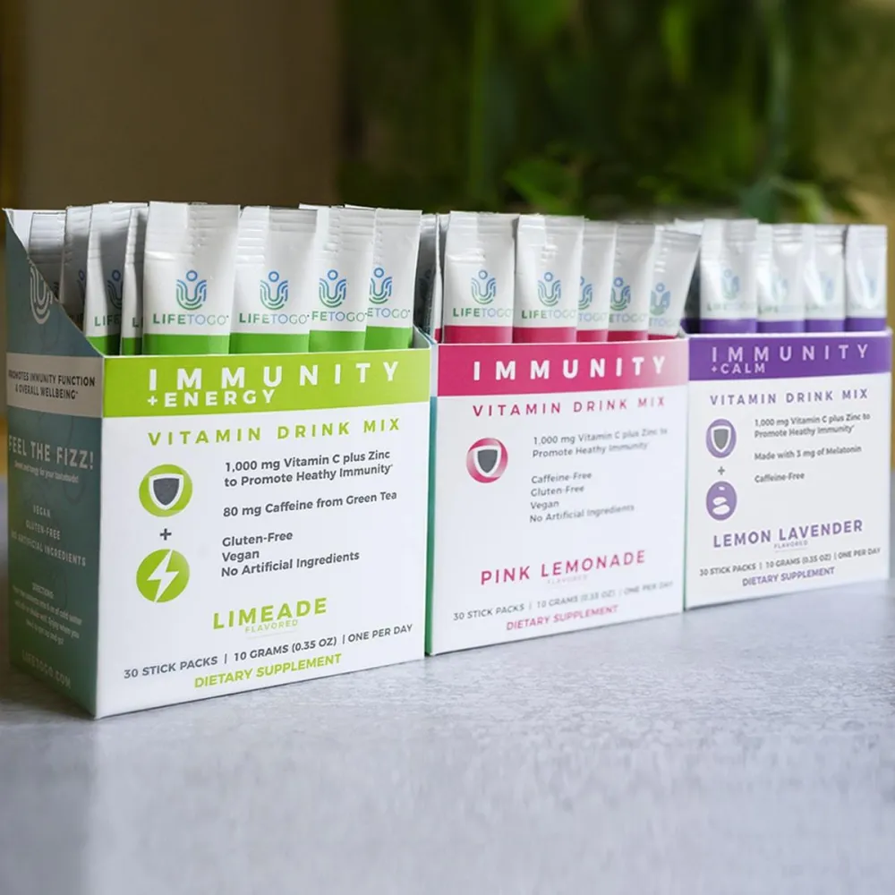 LifeToGo Immunity + Vitamin Drink Mixes &mdash; Bundle Pack (3 Boxes of 30 each)