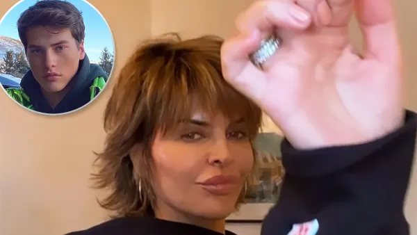 Lisa Rinna Dances in RHSLC’s Brooks Marks’ Tracksuit — Watch!
