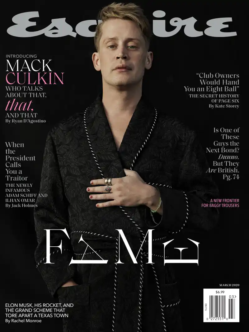 Macaulay Culkin Esquire March 2020 Cover
