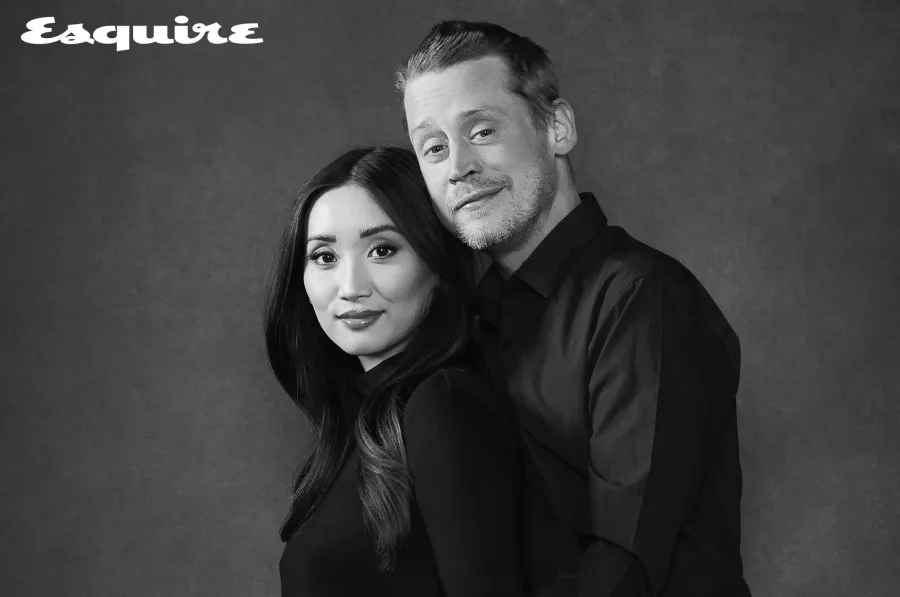 Macaulay Culkin and Brenda Song Esquire 2021