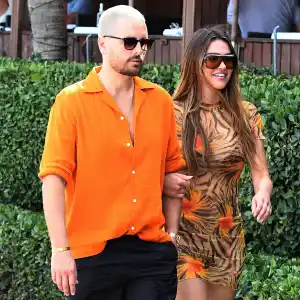 Matching in Miami! Scott Disick and Amelia Gray Hamlin Keep Close on Vacation