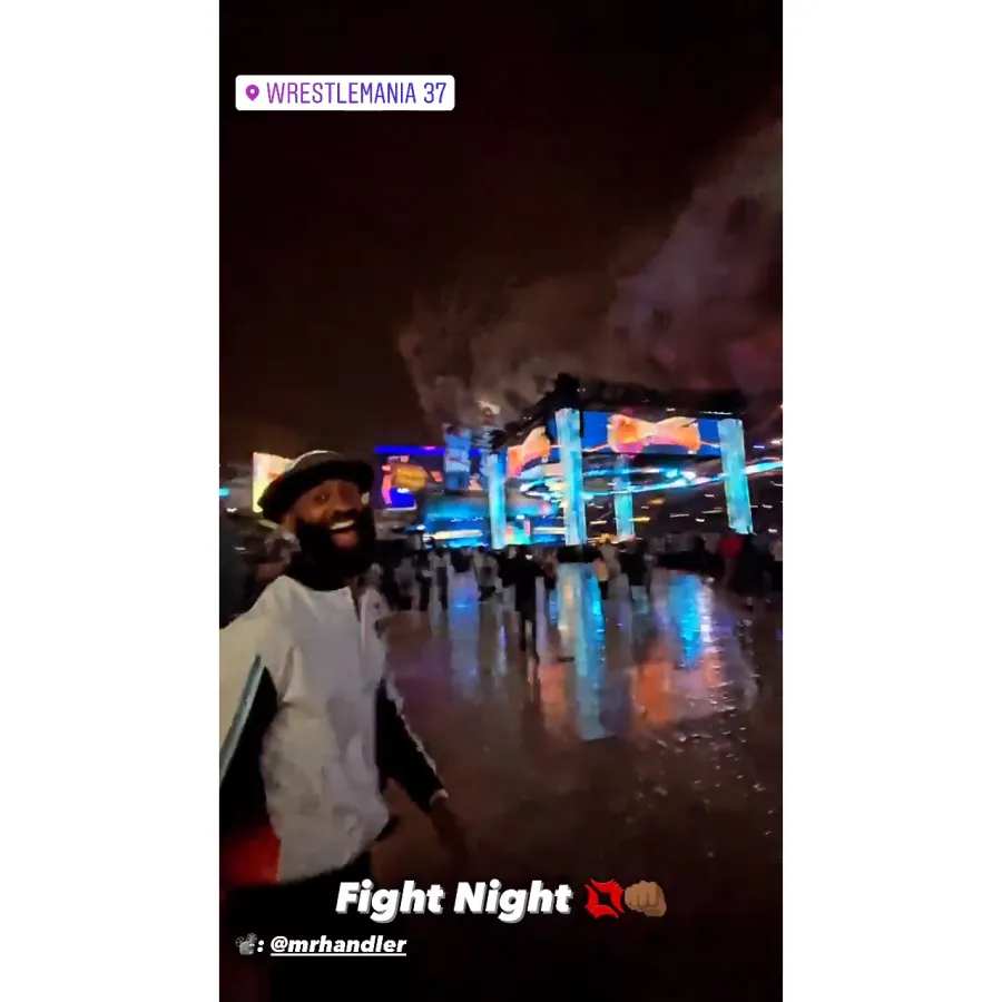 Matt James Parties at Wrestlemania After Rachael Kirkconnell Drama