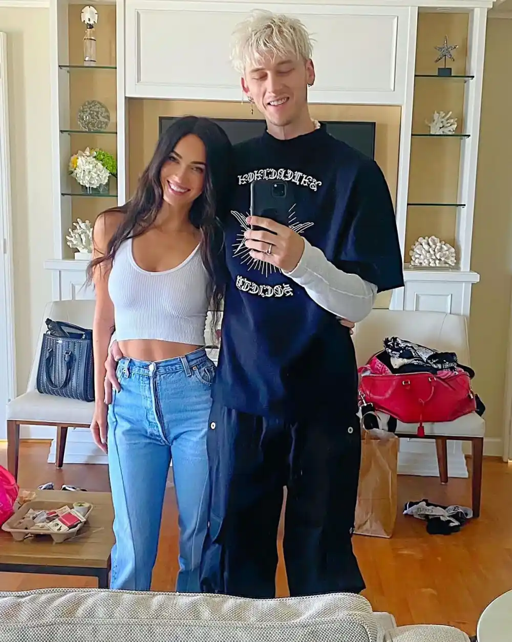 Megan Fox, Machine Gun Kelly Celebrate His Birthday With Kourtney and Travis