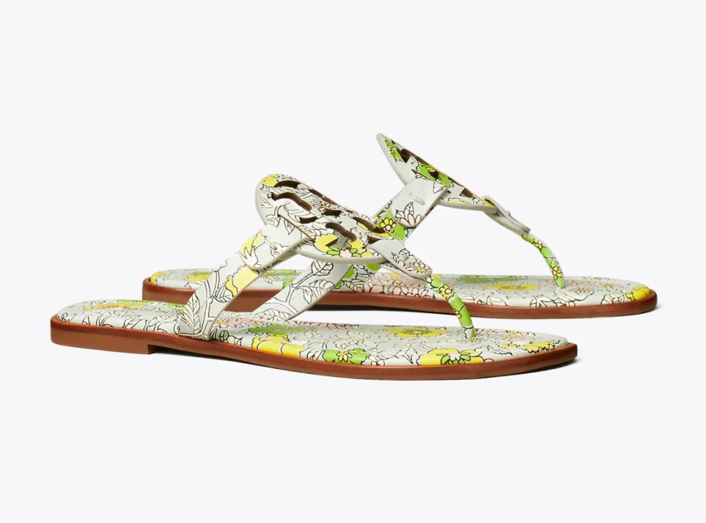 Miller Sandal, Printed Leather
