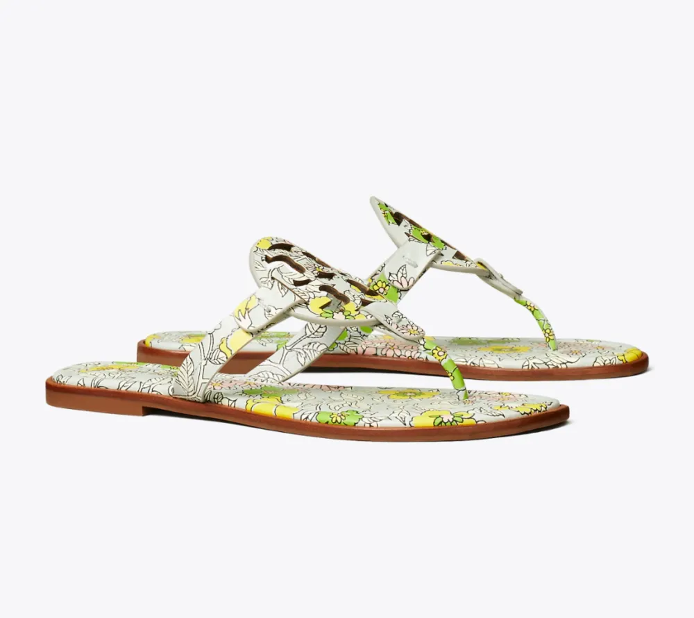 Miller Sandal, Printed Leather