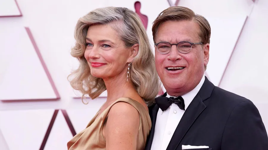Oscars 2021 Paulina Porizkova Aaron Sorkin Make Red Carpet Debut 2021 Academy Awards