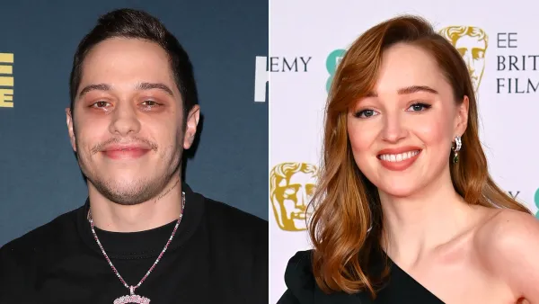 Pete Davidson And Phoebe Dynevor Wear Matching Initial Necklaces