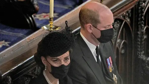 Prince William, Duchess Kate Honor ‘Devoted’ Prince Philip After Sitting Side by Side at His Funeral