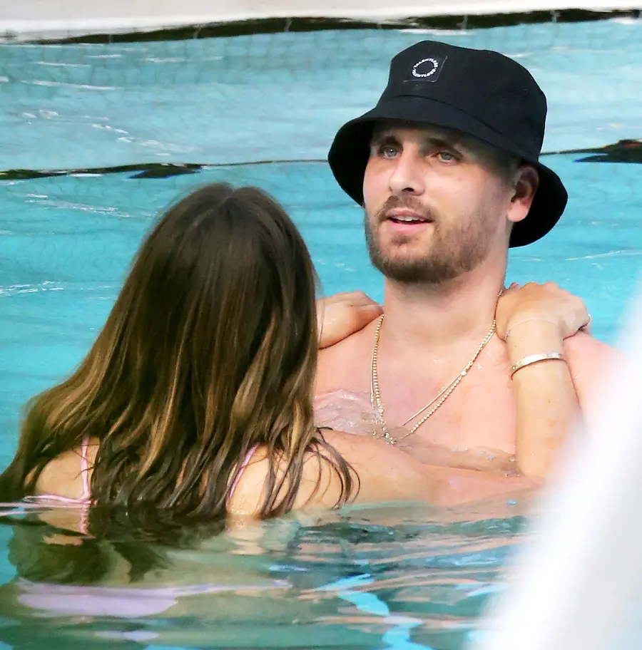 Scott Disick and Amelia Gray Hamlin Take Dip Miami