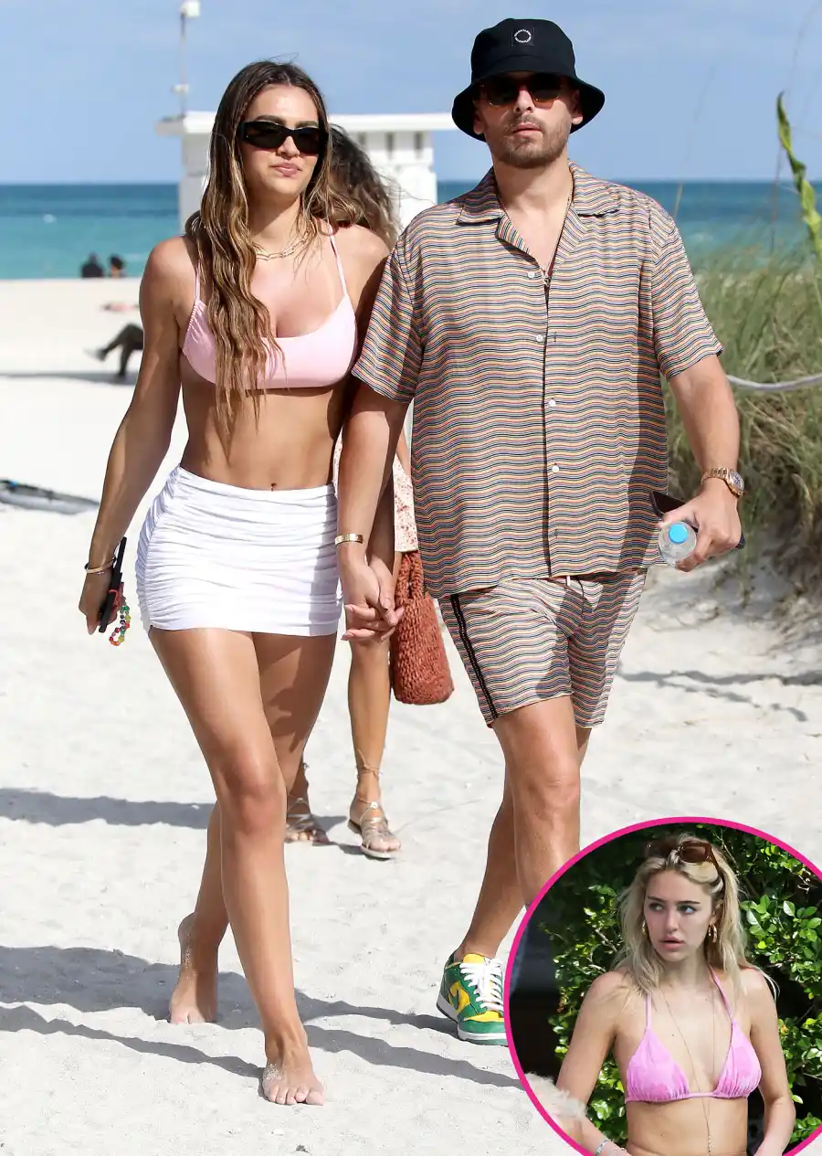 Scott Disick and Amelia Gray Hamlin Take Dip Miami