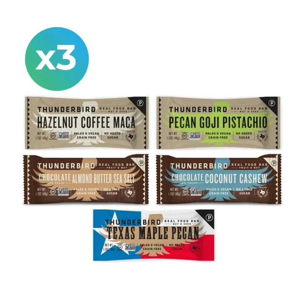 Thunderbird Top 5 MIX - 3 Bars Each