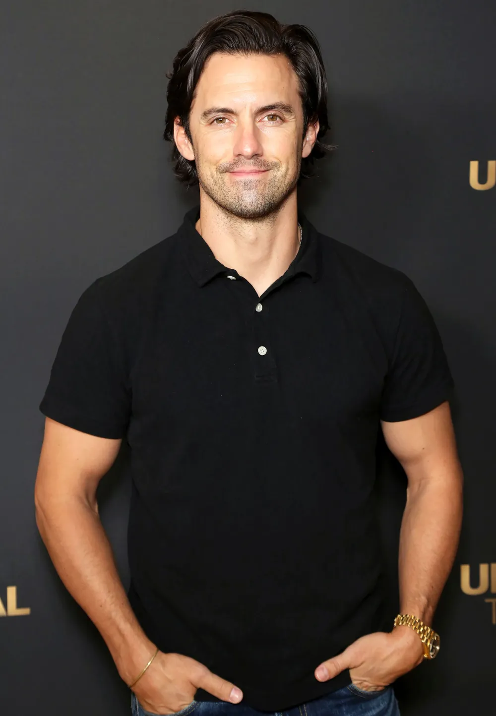 Sorry, Jess! Milo Ventimiglia Has a Sign for One of Rory's BFs in His Replica Luxury Handbag
