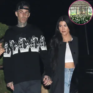 Travis Barker Sends Girlfriend Kourtney Kardashian Over-the-Top Flowers for Her Birthday