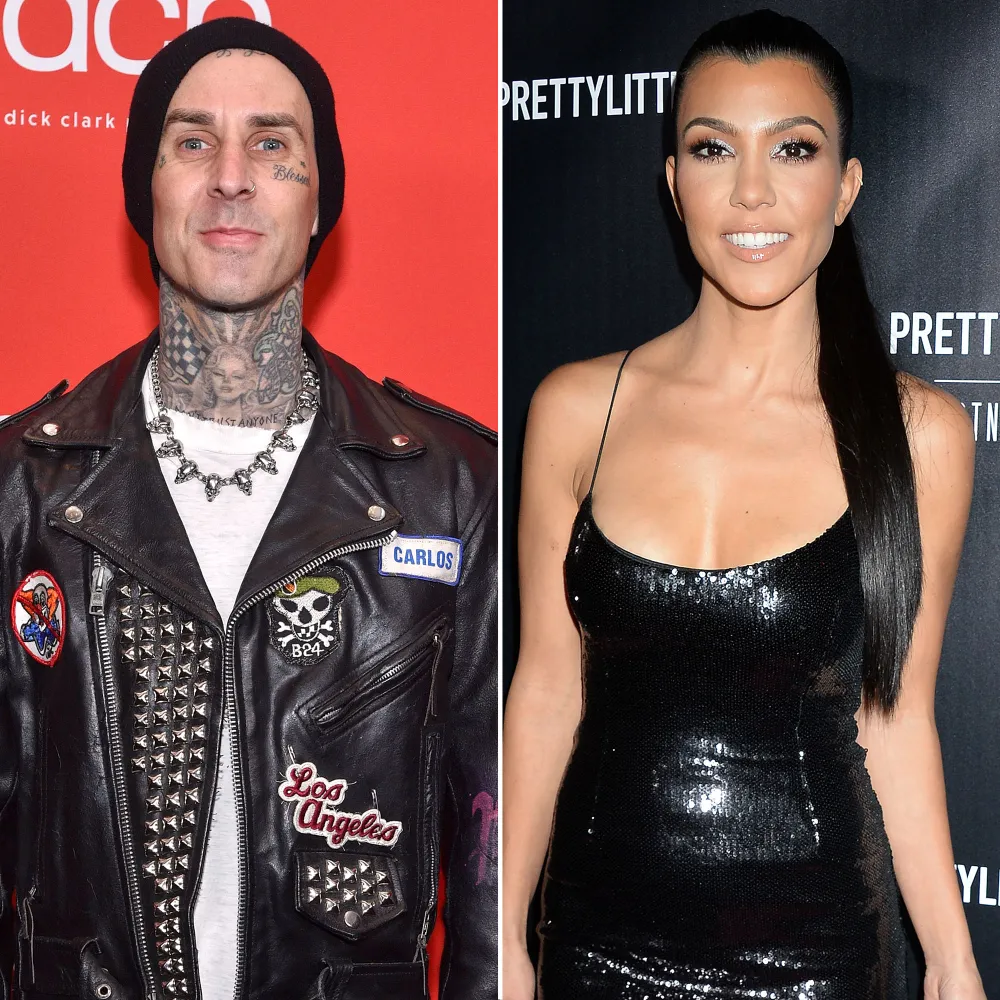 Travis Barker and Kourtney Kardashian Cuddle Up in Romantic Video