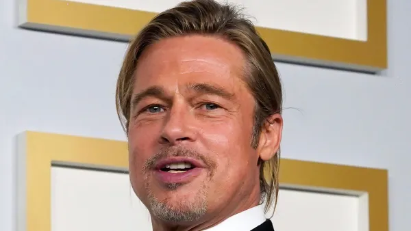 Twitter Is Freaking Out Over Brad Pitts Man Bun at the Oscars