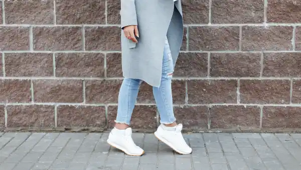 White-Sneakers-Stock-Photo