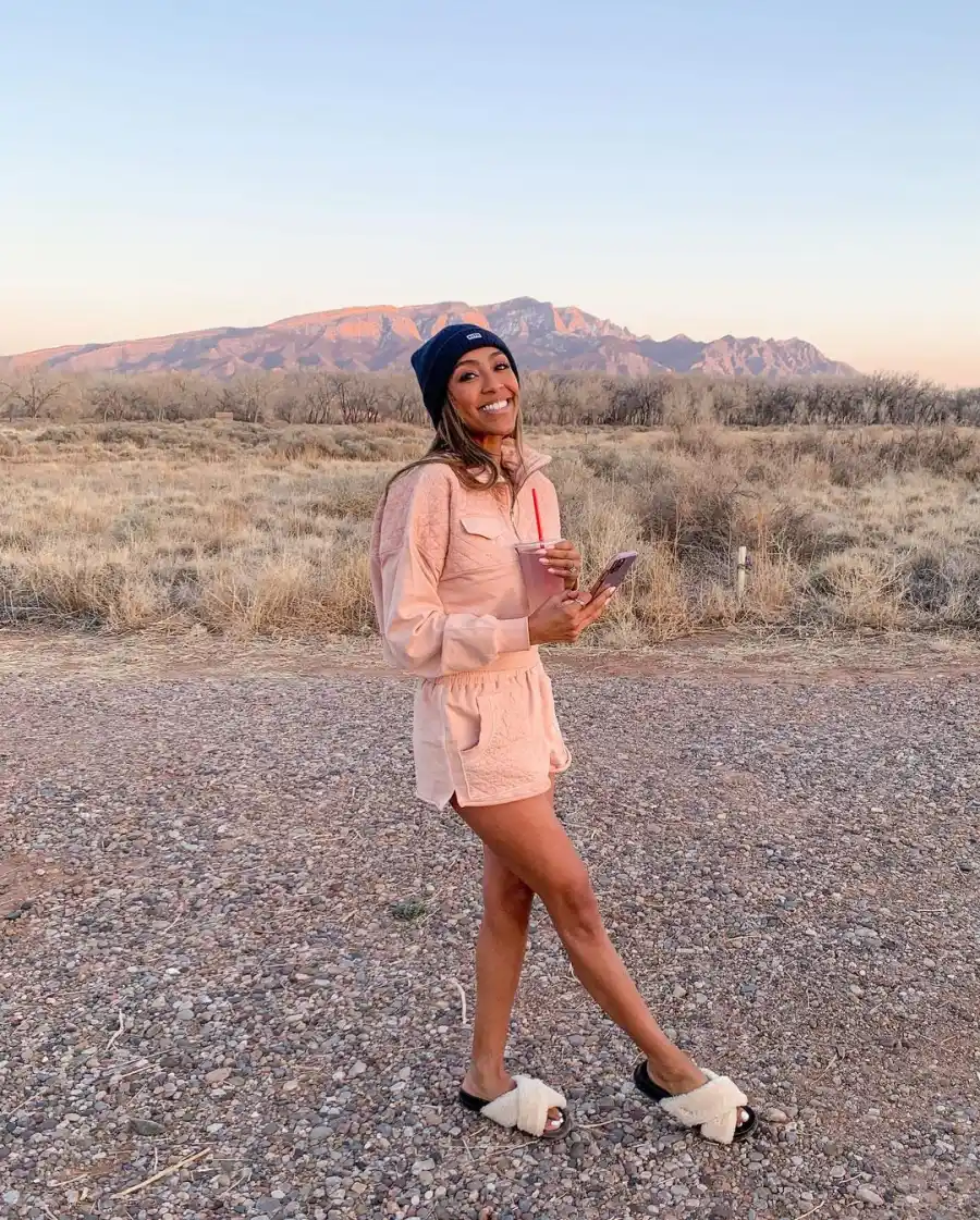 Zac Clark Visits Tayshia Adams During Bachelorette Filming