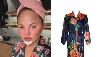 chrissy-teigen-silky-robe