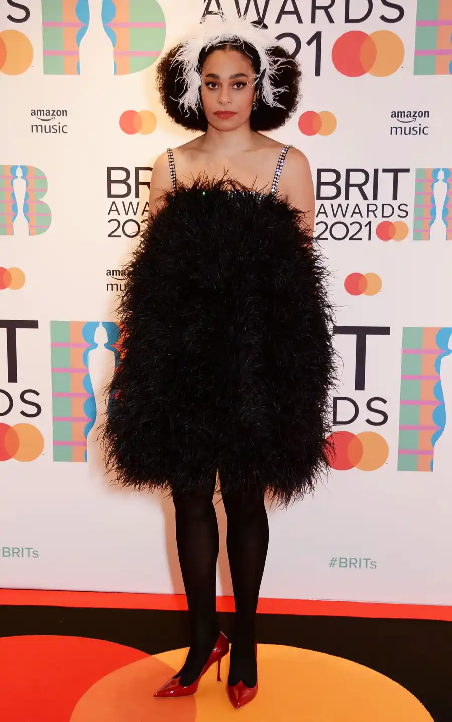 2021 BRIT Awards Red Carpet Arrivals - Celeste