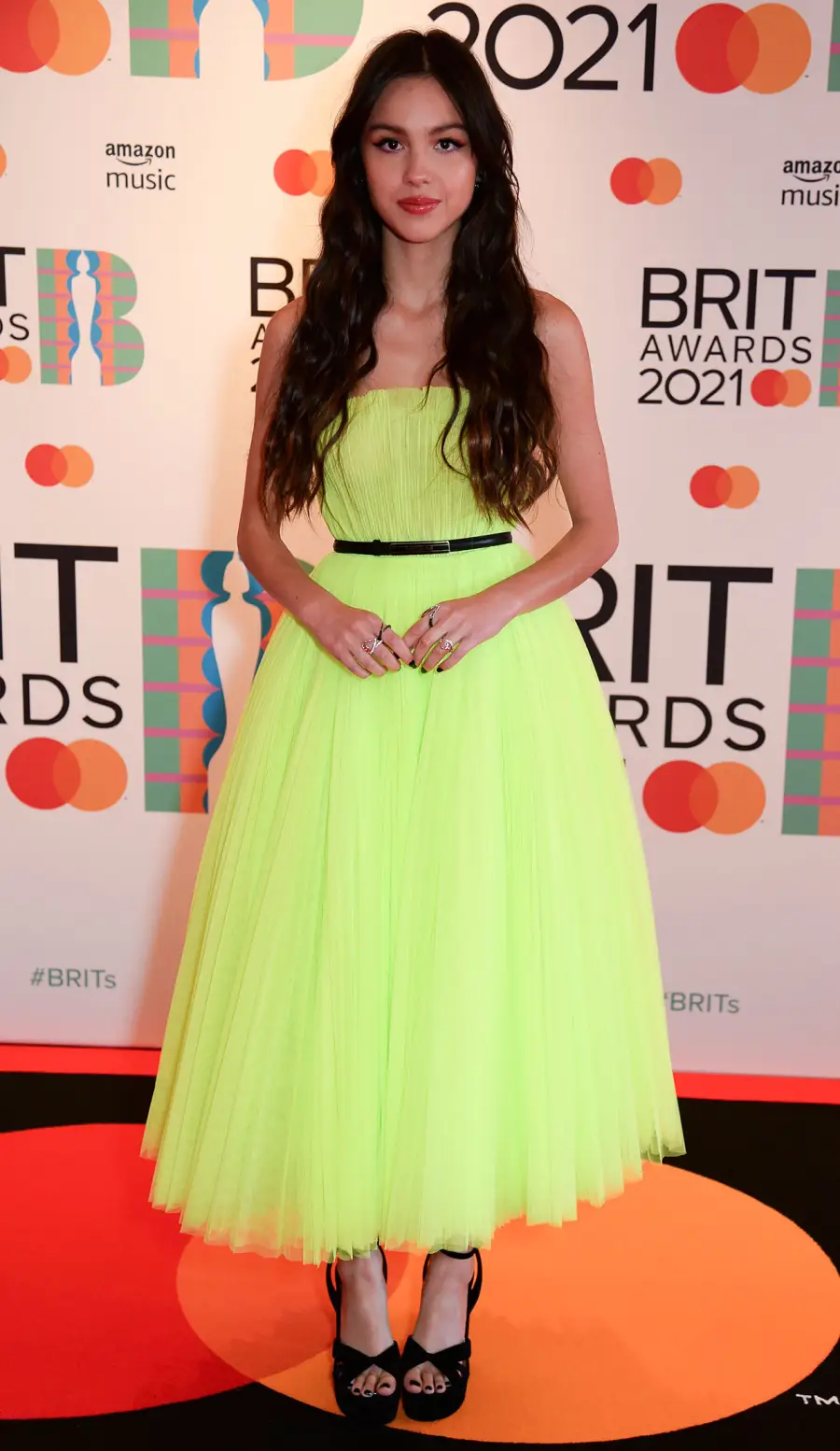 2021 BRIT Awards Red Carpet Arrivals - Olivia Rodrigo