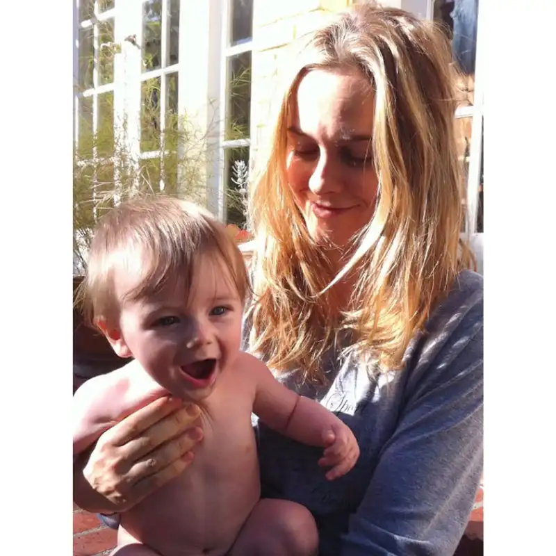 Alicia Silverstone Celebrates Son Bears 10th Birthday