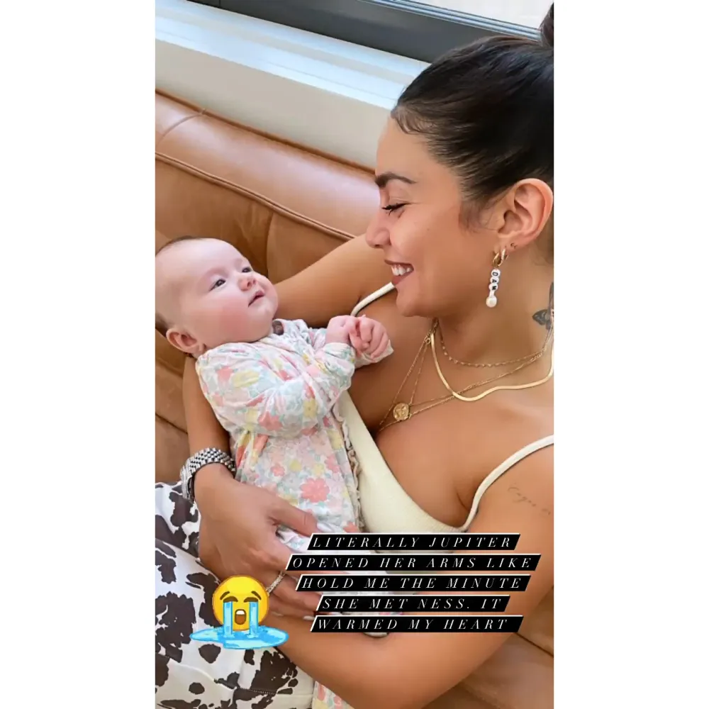 From High School Musical to Motherhood! Ashley Tisdale Shows Baby Jupiter Meeting &lsquo;Aunt&rsquo; Vanessa Hudgens: &lsquo;It Warmed My Heart&rsquo;